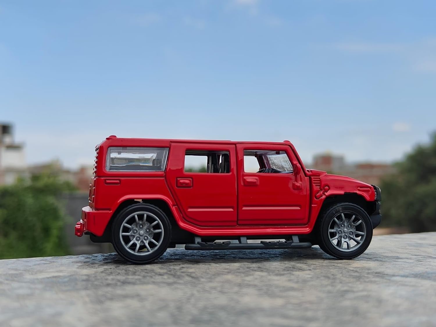 Amisha Gift Gallery Die Cast Metal Toy Cars Pullback Toy Cars for Kids Thar Off Road Toy Car and Hummer Toy Cars 2-Piece Set Door Openable Muilti Colour As Per Availability