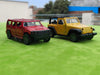 Amisha Gift Gallery Die Cast Metal Toy Cars Pullback Toy Cars for Kids Thar Off Road Toy Car and Hummer Toy Cars 2-Piece Set Door Openable Muilti Colour As Per Availability