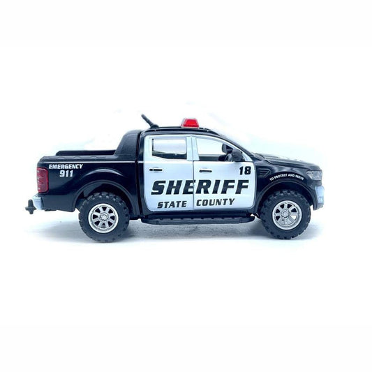 Amisha Gift Gallery Beige and Black Police Car Toys for Kids Emargency Cars Toy Model Pull Back Car Toys for Kids | Toy Vehicles 4X4 Pickup Truck for Boys and Girls Colour AS PER Availability