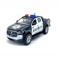 Amisha Gift Gallery Beige and Black Police Car Toys for Kids Emargency Cars Toy Model Pull Back Car Toys for Kids | Toy Vehicles 4X4 Pickup Truck for Boys and Girls Colour AS PER Availability