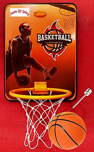 Amisha Gift Gallery Basketball Hanging Board with Ball for Kids Playing Indoor Outdoor (Box Packing)