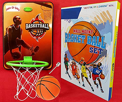 Amisha Gift Gallery Basketball Hanging Board with Ball for Kids Playing Indoor Outdoor (Box Packing)