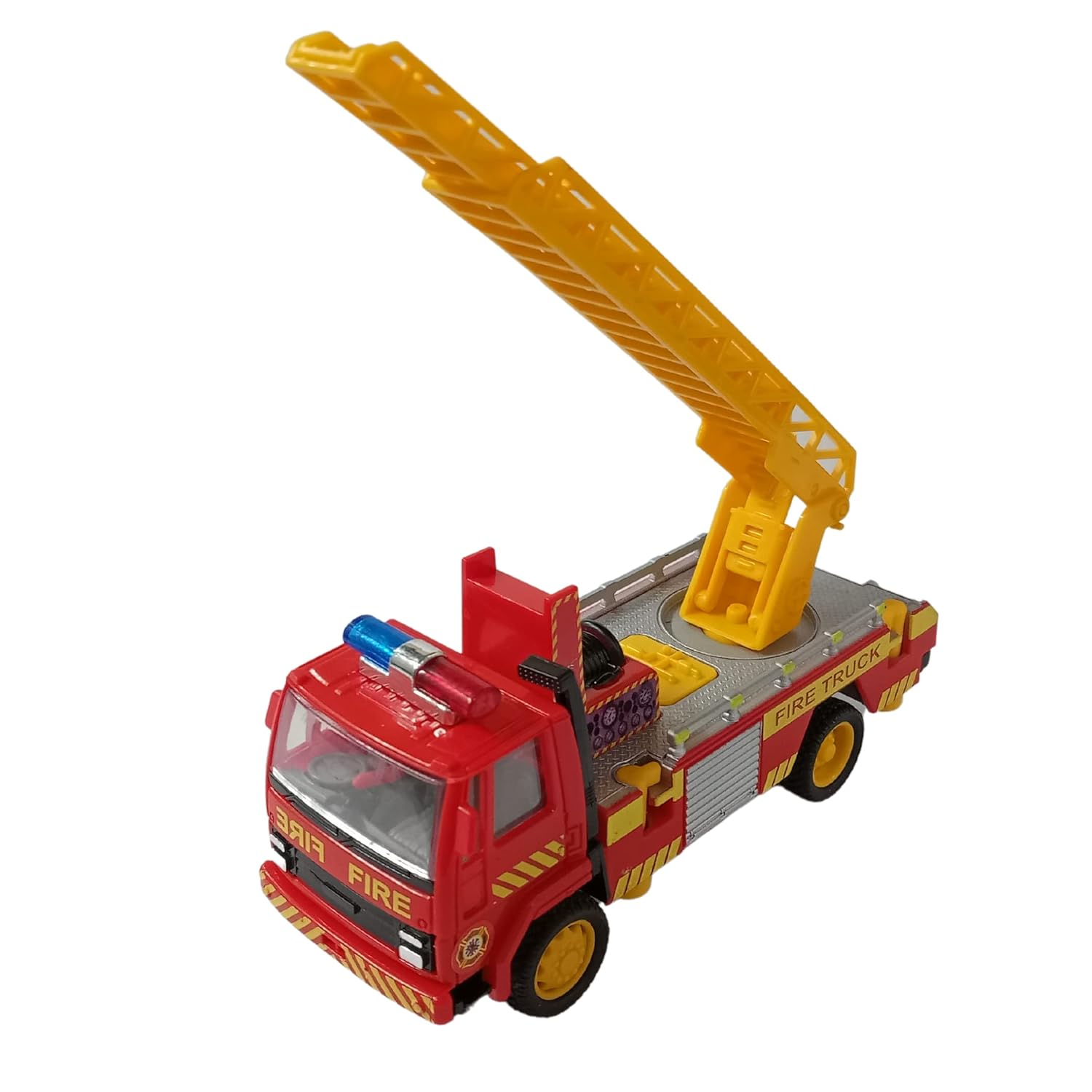 PRIYVI Car Toy for Kids Combo of Pull Back Action i20 Car with Fire Fire Ladder Truck Model Toy Car for Kids and Boys (Color May Vary)