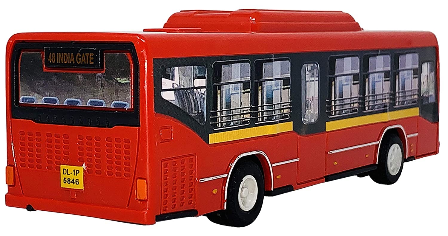 PRIYVI Car Toy for Kids Combo of Pull Back Action i20 and Low Floor City Bus Model Toy Car for Kids and Boys (Color May Vary)