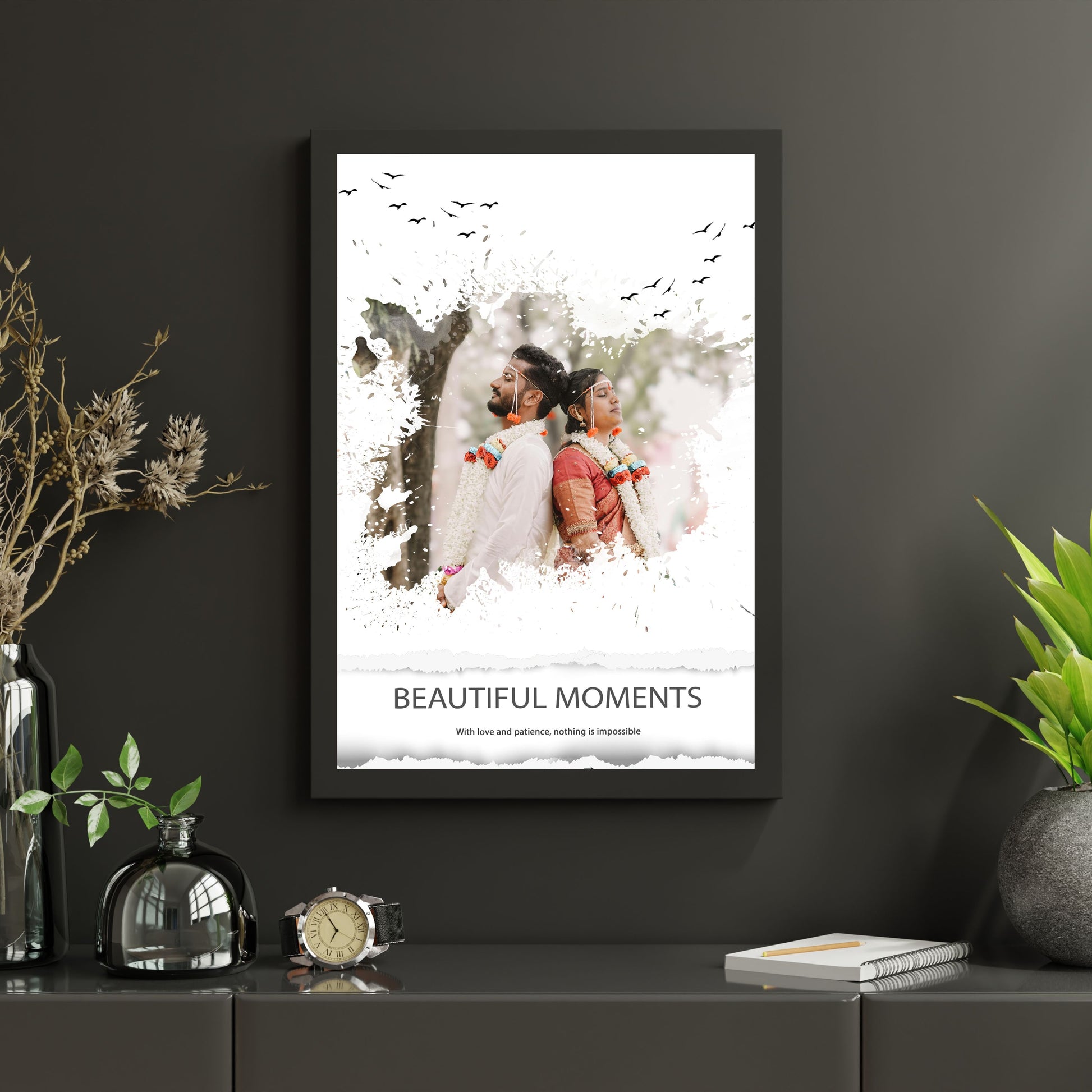 Beautiful Moments Personalized Wedding Photo Frame