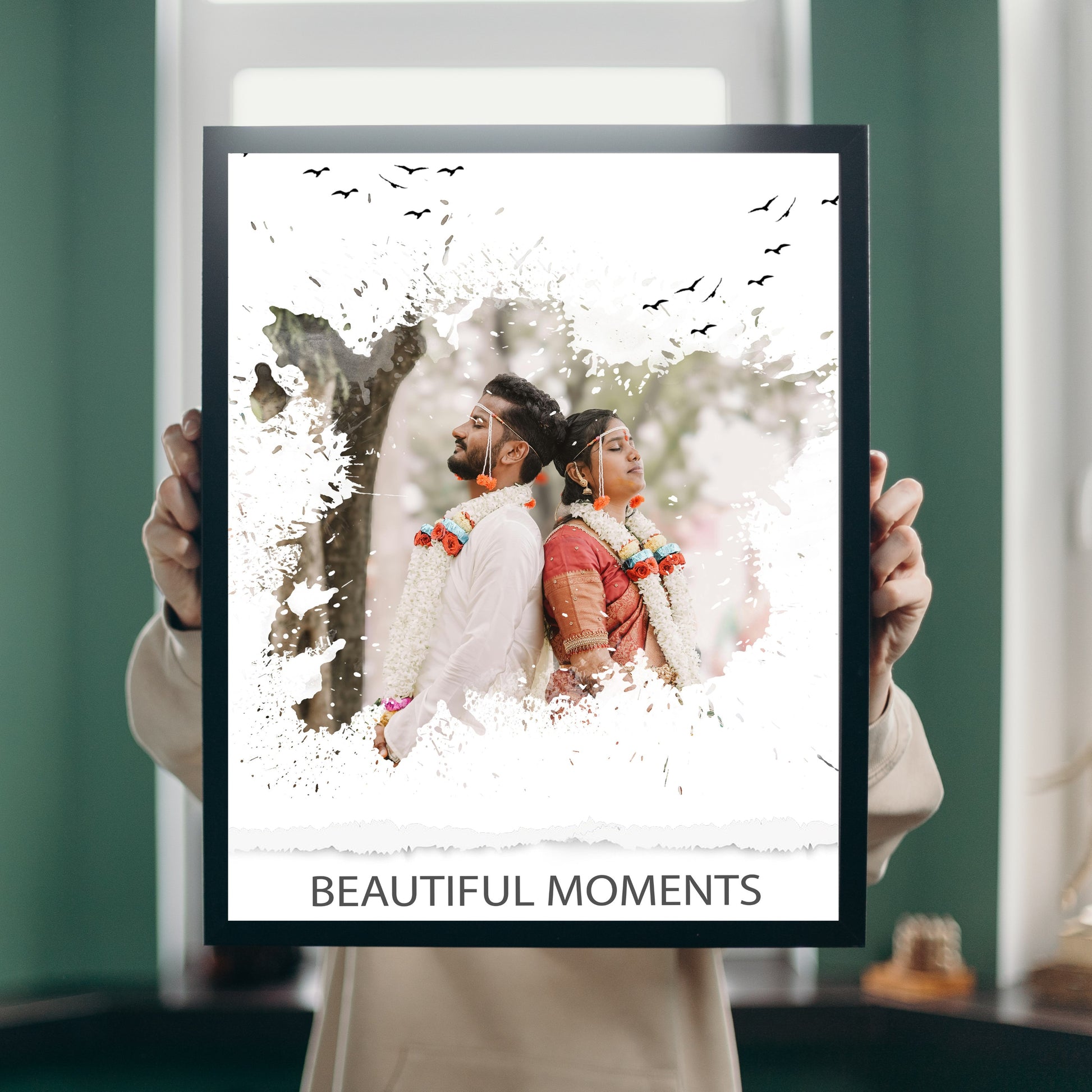 Beautiful Moments Personalized Wedding Photo Frame