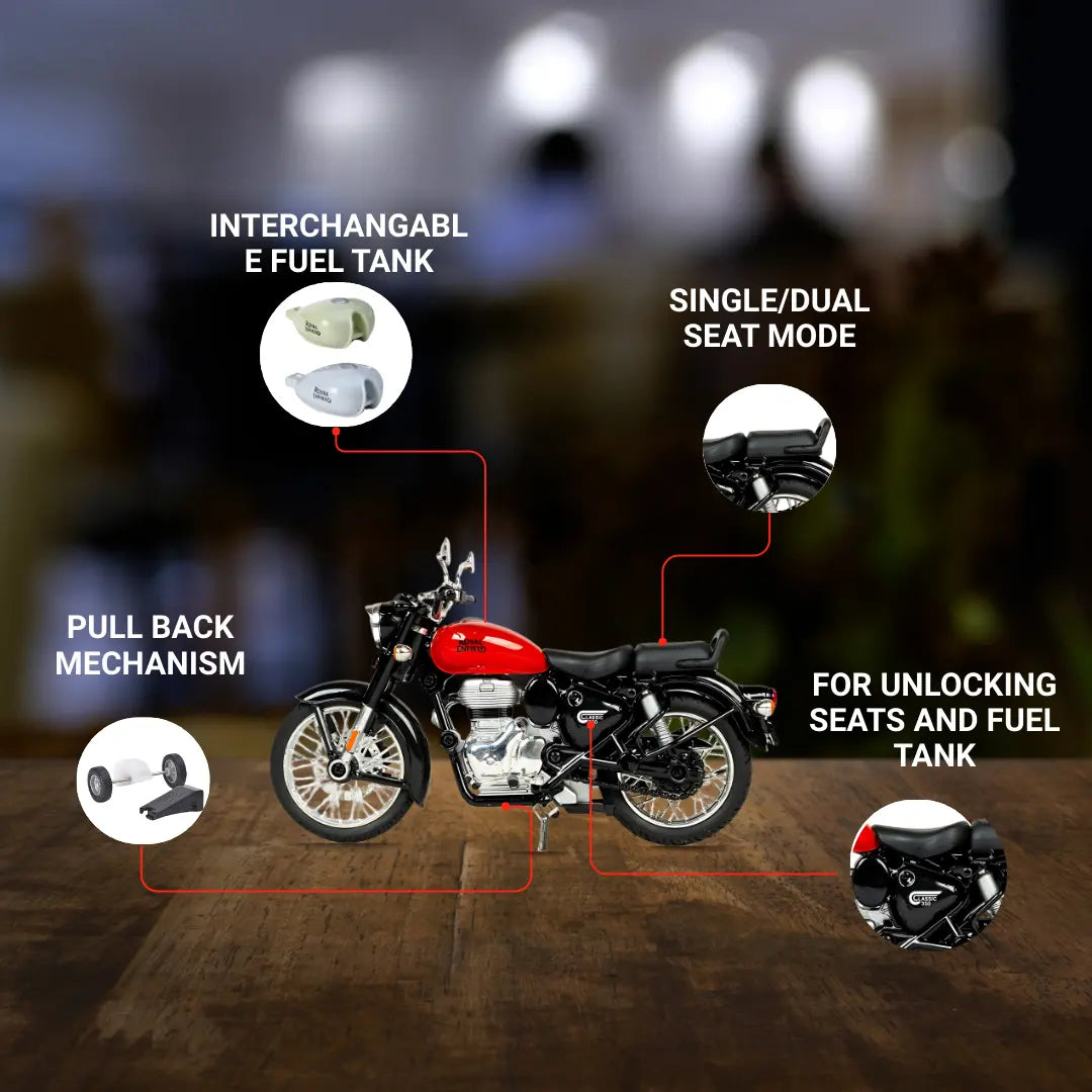 Royal Enfield Classic 350 1:15 DIY Scale Model